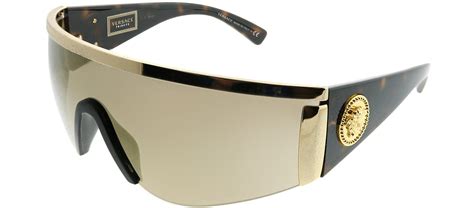 versace 2197 sunglasses 10005a gold light brown mirror gold